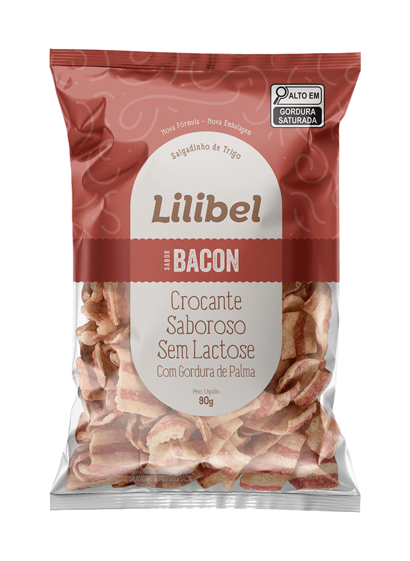 Salgadinho de Trigo Sabor Bacon